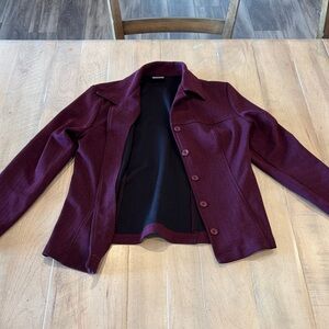 Chic Women's Maroon Blazer